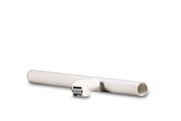 Gurtführung Mini weiß inkl. 250 mm Leerrohr &amp; Manschette